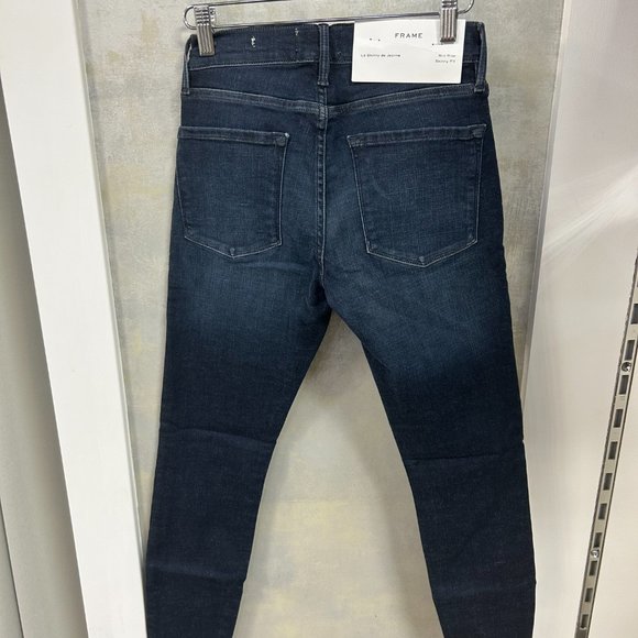 Frame Le Skinny De Jeanne Raw Stagger - Picture 2 of 4
